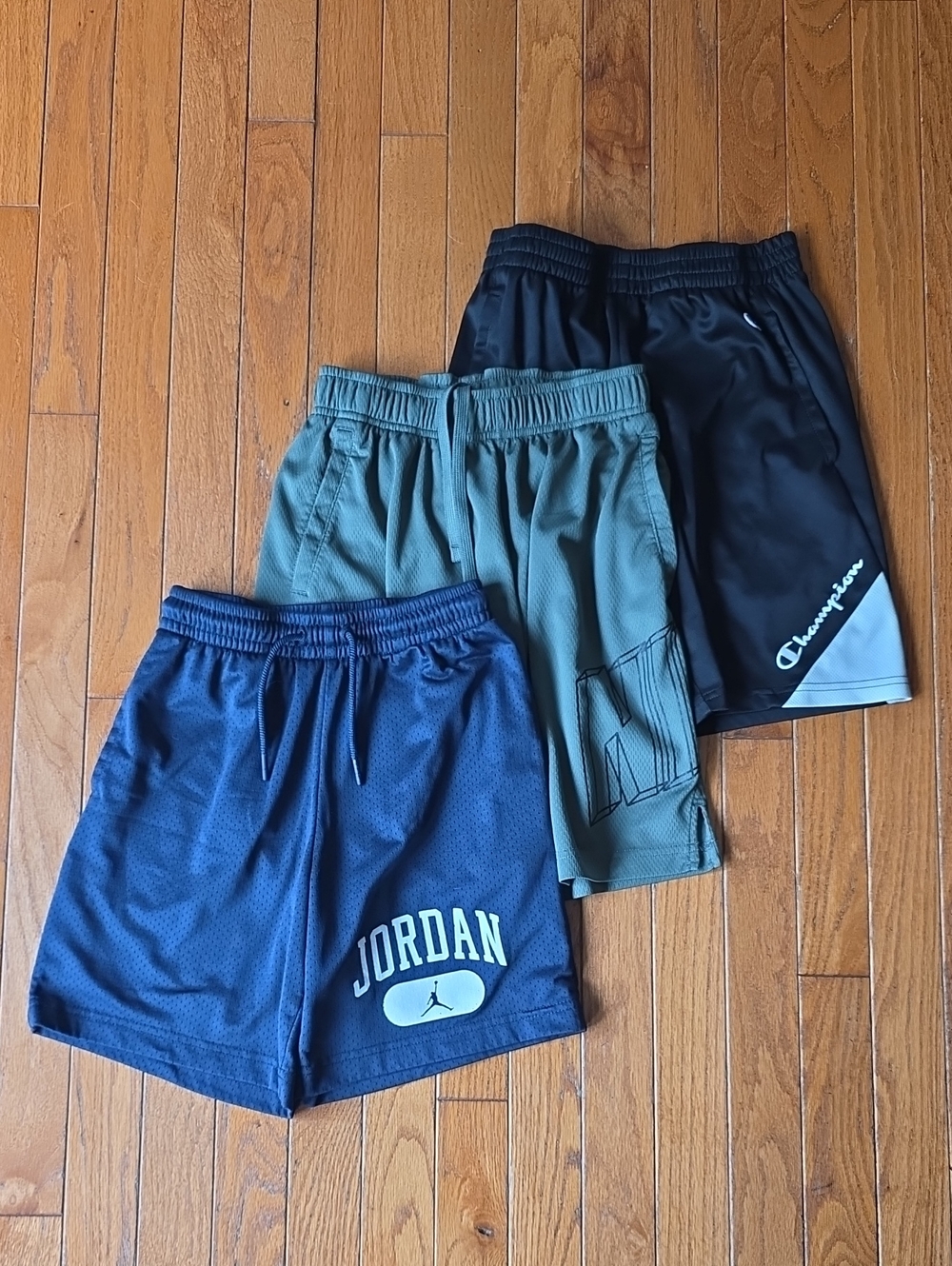 Boys Medium Athletic Shorts Jordan Nike Champion Bundle Of 3